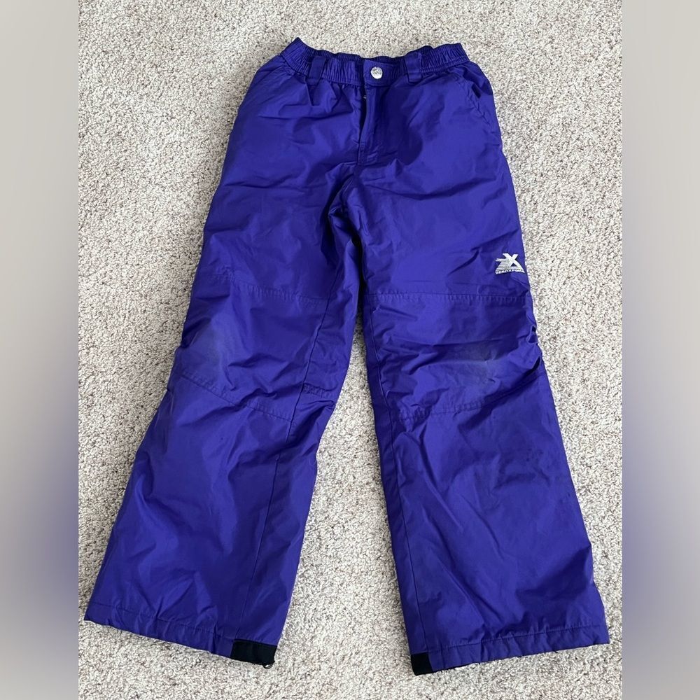 Youth ZERO XPOSUR Purple Snowpants Size 10/12